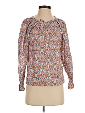 Liberty Art Fabrics for J.Crew Long Sleeve Blouse (view 1)