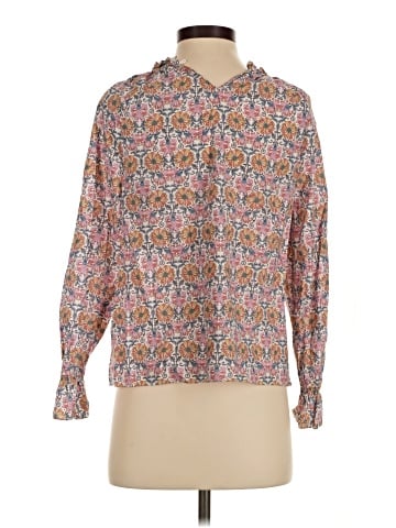 Liberty Art Fabrics for J.Crew Long Sleeve Blouse (view 2)
