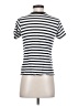 Mott & Bow 100% Cotton Stripes Silver Short Sleeve Turtleneck Size XS - photo 2
