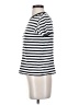 Mott & Bow 100% Cotton Stripes Silver Short Sleeve Turtleneck Size XS - photo 5