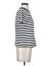 Mott & Bow 100% Cotton Stripes Silver Short Sleeve Turtleneck Size XS - photo 4