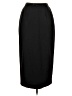 Unbranded 100% Polyester Solid Black Formal Skirt Size 12 (petite) - photo 1