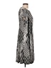 North Style Graphic Gray Casual Dress Size 12 - photo 4