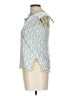 Skemo Teal Sleeveless Blouse Size L - photo 5