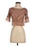 Self Esteem 100% Rayon Brown Short Sleeve Top Size S - photo 1