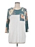 Vanilla Bay Teal 3/4 Sleeve Top Size M - photo 1