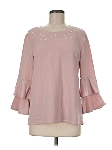 NY Collection 3/4 Sleeve Blouse (view 1)