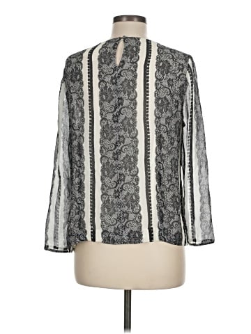J.Crew Collection 3/4 Sleeve Silk Top (view 2)