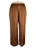 Vince. 100% Silk Solid Brown Silk Pants Size XXL - photo 1