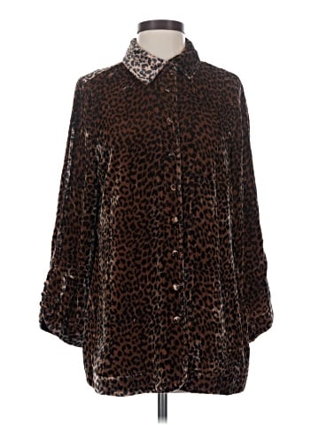 Soft Surroundings 3/4 Sleeve Button-Down Shirt (view 1)