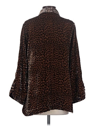 Soft Surroundings 3/4 Sleeve Button-Down Shirt (view 2)