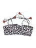 Jessica Simpson Floral Black Swimsuit Top Size L - photo 1