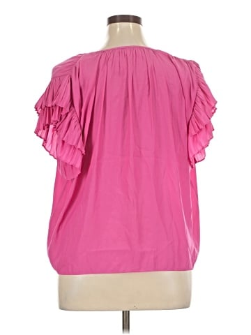 Rose + Olive Short Sleeve Blouse (view 2)