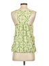 Deletta Green Sleeveless Blouse Size S - photo 2