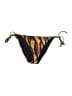 Topshop Animal Print Brown Swimsuit Bottoms Size 4 - photo 1