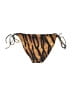 Topshop Animal Print Brown Swimsuit Bottoms Size 4 - photo 2