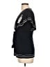 Next Black Short Sleeve Blouse Size 12 - photo 5