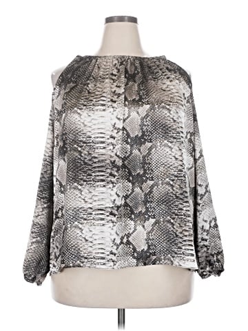 1.State 3/4 Sleeve Blouse (view 1)