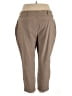 Simply Vera Vera Wang Solid Tan Khakis Size 2X - photo 2
