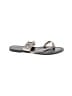 Via Spiga 100% Leather Silver Sandals Size 9 - photo 1