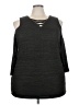 Torrid Gray Sleeveless T-Shirt Size 3X Plus (3) - photo 1