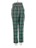 Topshop Plaid Green Casual Pants Size 4 - photo 2