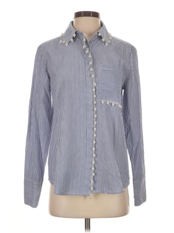 Tru Luxe Jeans Long Sleeve Button-Down Shirt (view 1)