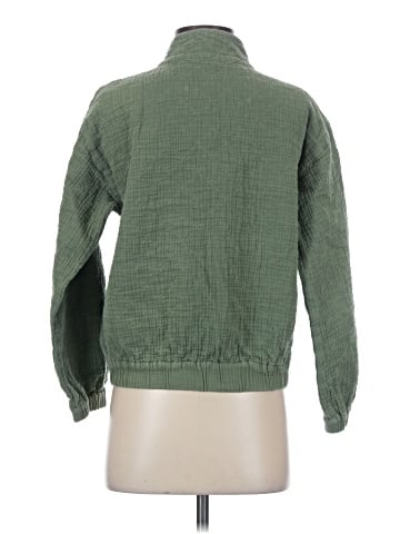 Madewell Diamond Jacquard Half-Zip Pullover Top (view 2)