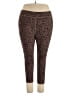 D&Co. Animal Print Brown Leggings Size 1X (petite) - photo 1