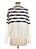 Splendid Stripes White Pullover Sweater Size M - photo 2