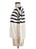 Splendid Stripes White Pullover Sweater Size M - photo 5