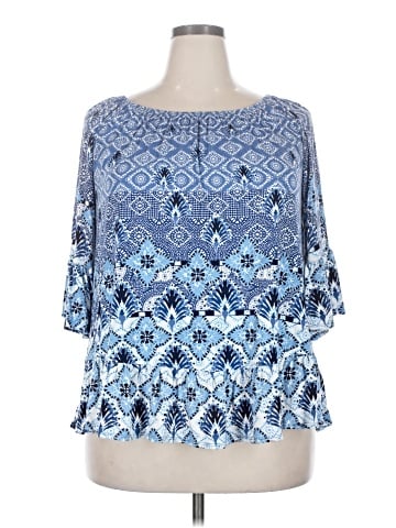 Style&Co 3/4 Sleeve Top (view 1)