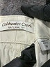 Coldwater Creek Ivory Cargo Pants Size 10 - photo 7