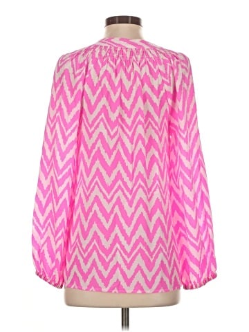 Lilly Pulitzer Long Sleeve Silk Top (view 2)
