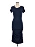 Allison Joy Solid Blue Casual Dress Size M - photo 1