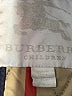 Burberry 100% Polyamide Argyle Blue Coat Size 14 - photo 7