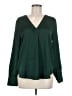 Ann Taylor Green Long Sleeve Blouse Size M - photo 1