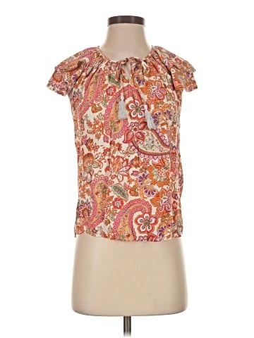 Nicole Miller Short Sleeve Blouse (view 1)