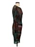 Arthur 100% Polyester Graphic Green Cocktail Dress Size 2 - photo 4