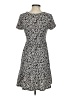 Blue Rain Print Black Casual Dress Size S - photo 2