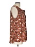 Daniel Rainn 100% Polyester Brown Sleeveless Blouse Size L - photo 4