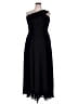 MIKAEL AGHAL 100% Polyester Black Cocktail Dress Size 18 - photo 1