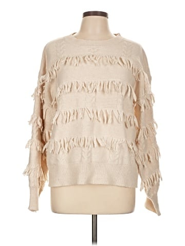 Hem & Thread Pullover Sweater (view 1)