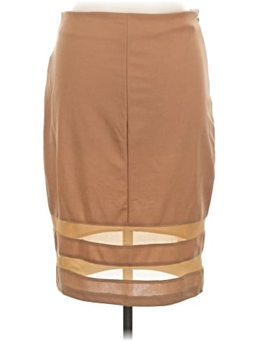 Shein Faux Leather Skirt (view 2)