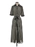 Max Studio 100% Polyester Gray Black Casual Dress Size S - photo 1