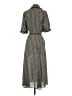 Max Studio 100% Polyester Gray Black Casual Dress Size S - photo 2