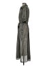 Max Studio 100% Polyester Gray Black Casual Dress Size S - photo 5