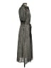 Max Studio 100% Polyester Gray Black Casual Dress Size S - photo 4