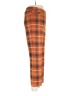 Leslie Fay Plaid Orange Casual Pants Size L - photo 4