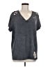 Torrid 100% Cotton Gray Short Sleeve T-Shirt Size Med Plus (00) - photo 1